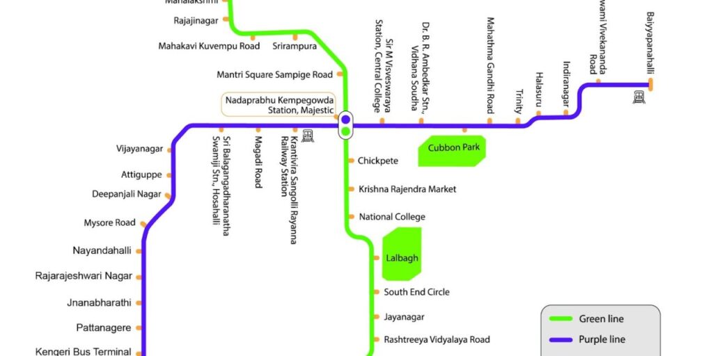 indiranagar metro route 