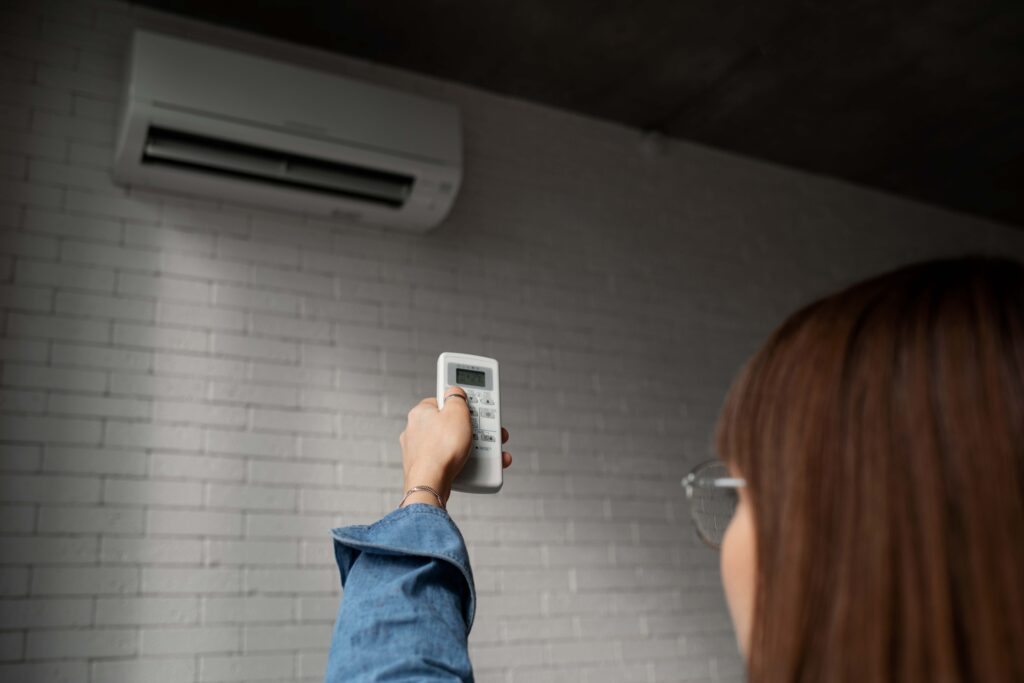 air conditioner in a room